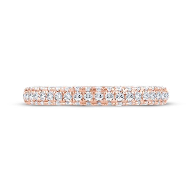 Bliss Lab-Grown Diamond Wedding Band | 1/2 ct tw | 18K Rose Gold - Image 2